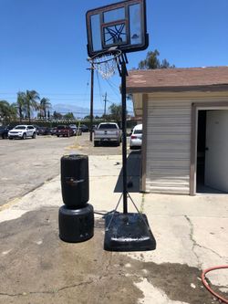 Basketball Court and punching bag (optional)