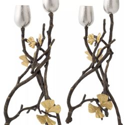 MICHAEL ARAM Butterfly Gingko 2-Pc. Candle Holder Set