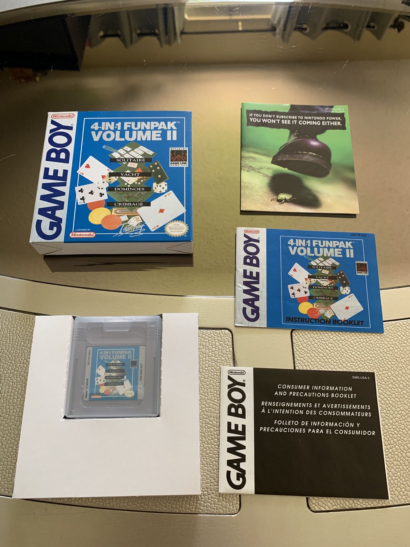 Nintendo Gameboy 4-In-1 FunPak CIB Tested