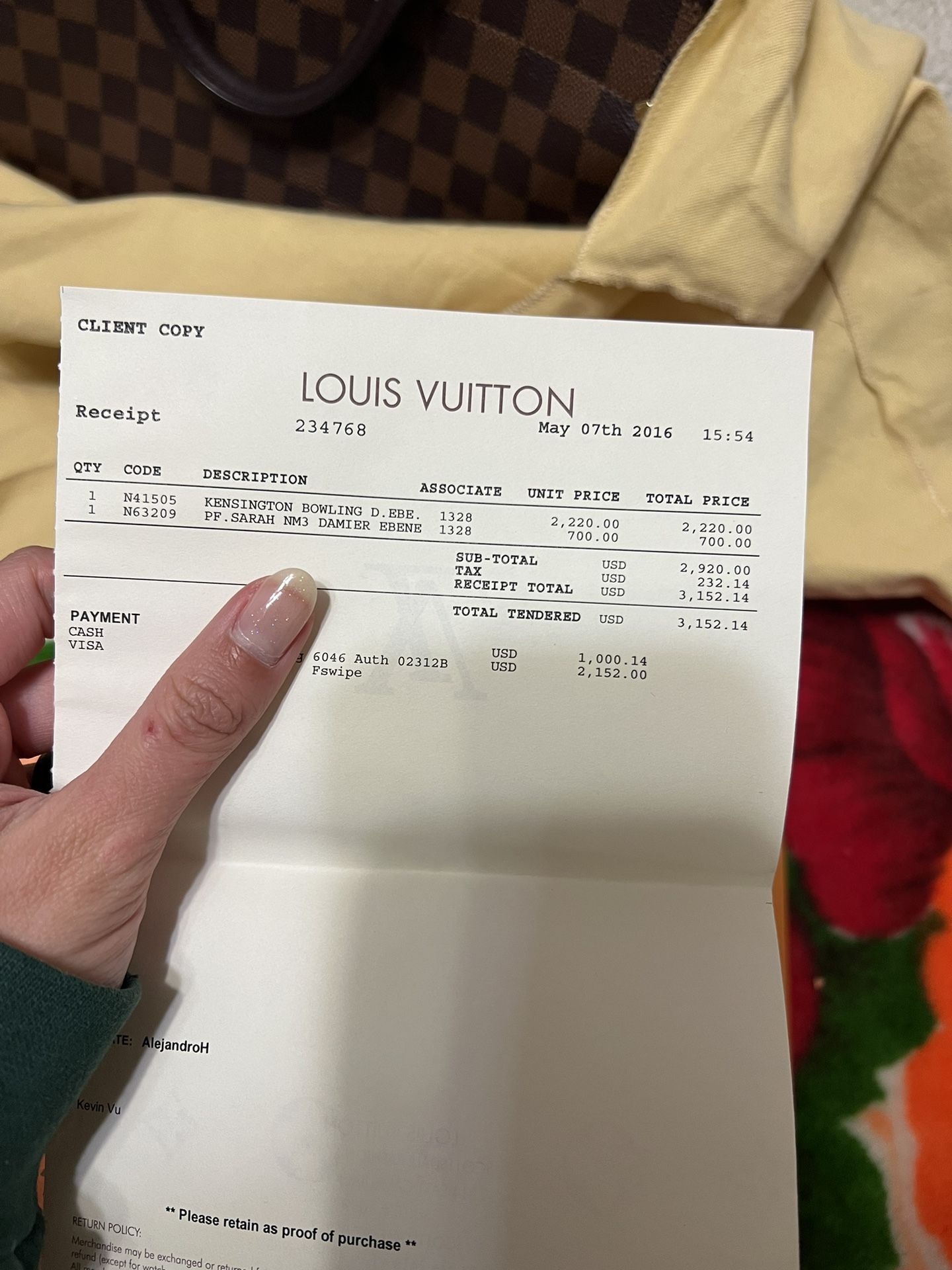 Authentic Louis Vuitton Kensington Bowling Bag for Sale in Mesa