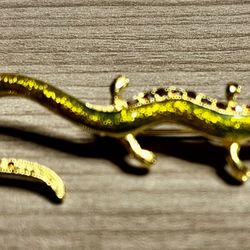 Vintage Lizard Brooch 