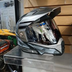 GMAX Full-Face Dual Sport Motorcycle Helmet size large DOT approved brand new