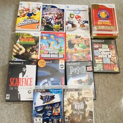 Nintendo Wii PS3  Ps2 Games 