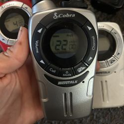 Six Cobra walkie Talkies 28mile Range
