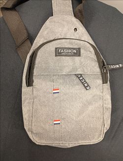 Fashion Instinct Gray Sling Crossbody Bag