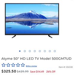 50in HD LED smart TV