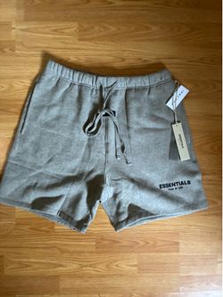 Essentials fear of god grey shorts