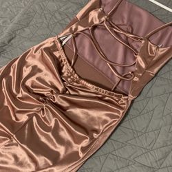 Long Mermaid Satin Dress