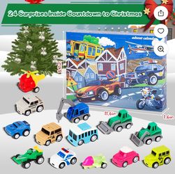 Christmas 24 Days Advent Calendar Of Mini 24 Toy Cars