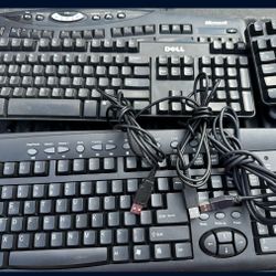 LOT 10 Keyboards usb mix Used All for 10