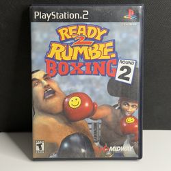 Ready 2 Rumble Boxing: Round 2 (Sony PlayStation 2, 2000) Complete CIB PS2