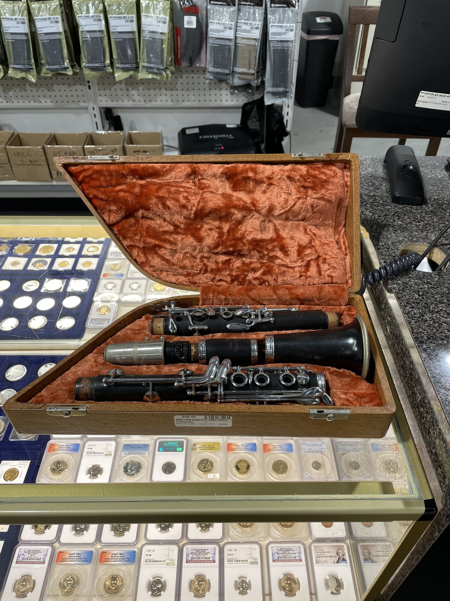 M.Laroix Clarinet In Case