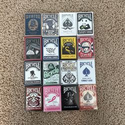 Rare Bicycle Cards Collection 
