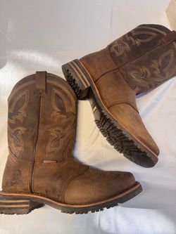 Justin Waterproof Western Work Boots
