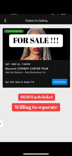 Beyonce Tickets