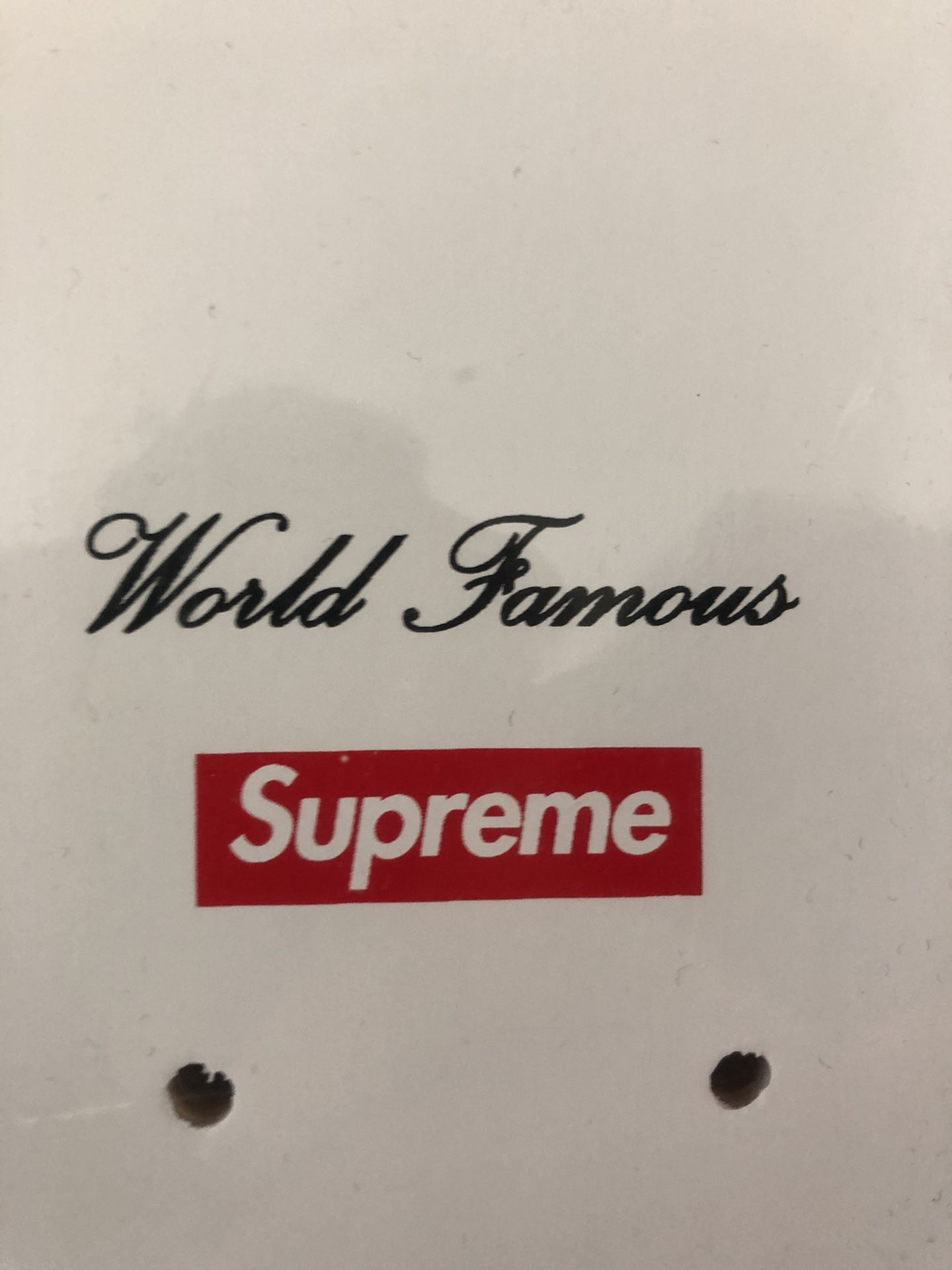 Supreme Box Logo Skate Board Deck 20th Anniversary Limited Edition