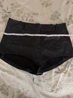 La Marque leather shorts