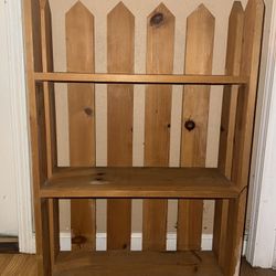 Small Wooden Bookshelf 