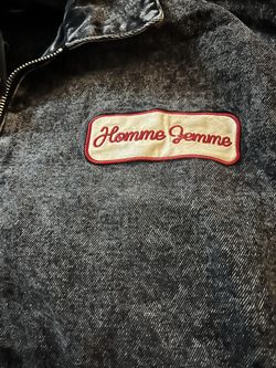 Homme Femme 3XL grey washed jacket