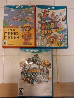 Wii U (3 Games) $25 Dlls.