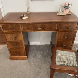 Antique Desk And Chair 