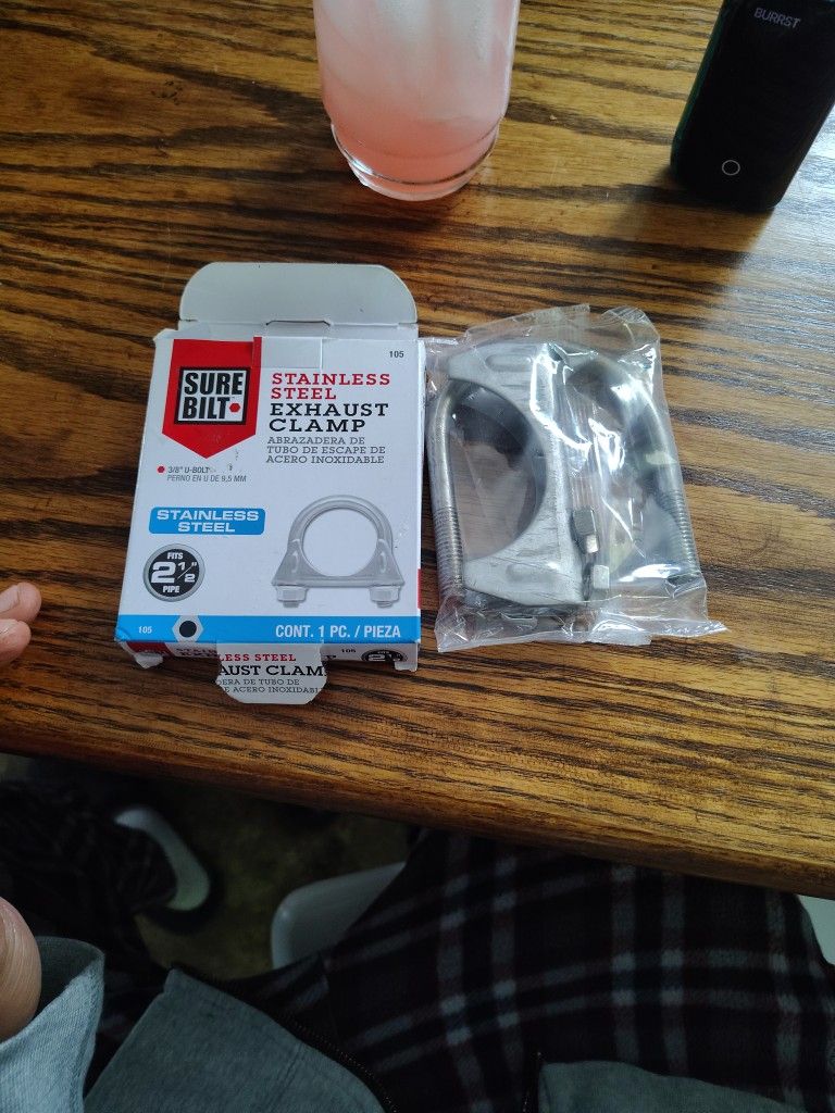 Sure Blit Stainless Steel Exhaust Clamp Two And A Half Inch