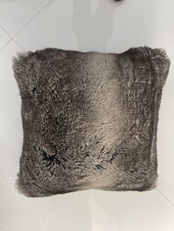 Three Faux Fur Pillows