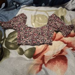 Floral Cropped Top 