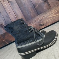 SOREL MSRP $135 Slimpack 1964 Collegiate Navy /Black Women's Size 8 US CLEAN