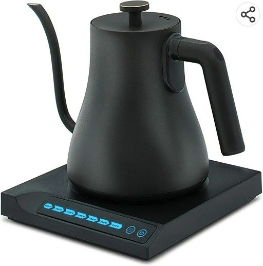 NEW PRIMENS Gooseneck Electric Kettle Temperature Control With 7 Presets