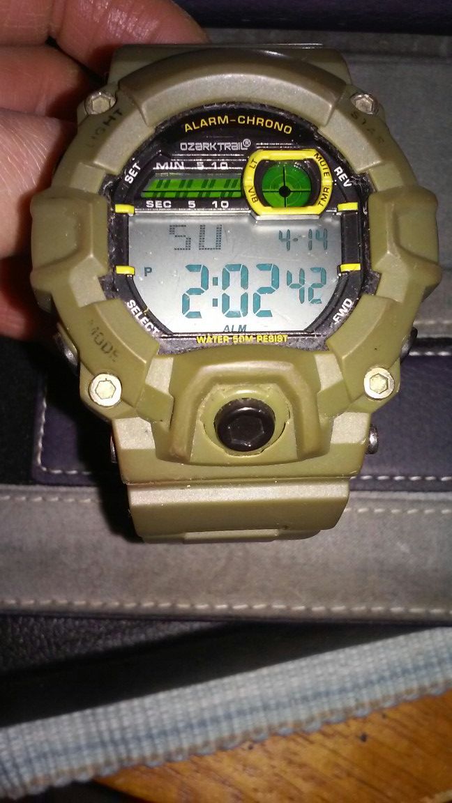 Ozark Trail Men's Wristwatch 50M Digital Chronograph
