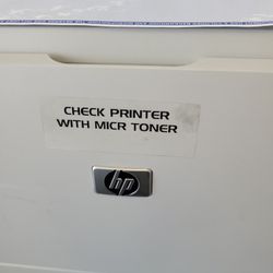 CHECK PRINTER WITH MAGNETIC TONER 