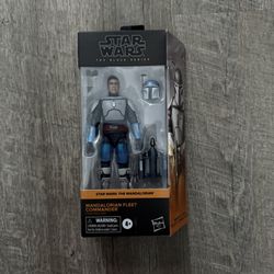 In Hand, Brand New, Never Opened - Hasbro - Star Wars - Black Series #34 - Mandalorian Fleet Commander - 6” Inch Action Figure 