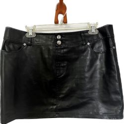 Express PU Leather Mini Skirt