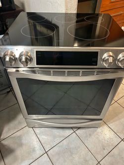 Samsung electric stove range