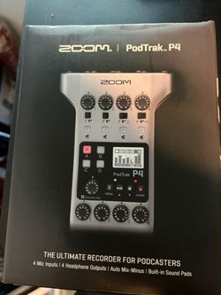 Zoom PodTrak P4 Podcast Recorder