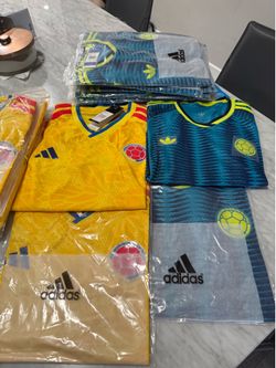 Camisa de colombia para hombre mujer y niños