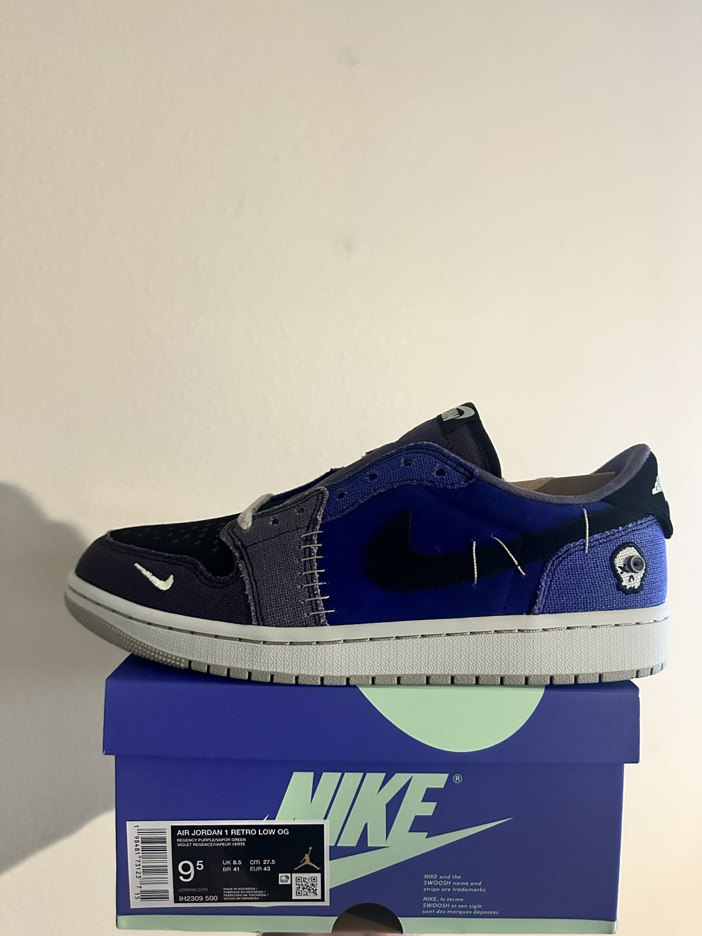 Mens Jordan Retro 1 Low Zion Voodoo Size 9.5