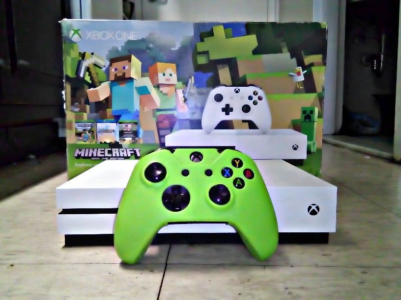 Xbox One S Minecraft Edition AND virtual games added