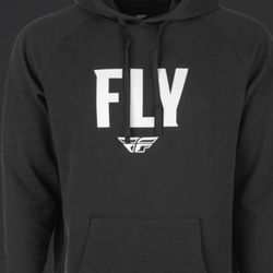 NWT  NEW Fly Racing Women's Juniors Medium Hoodie Sweatshirt Black