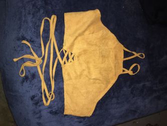 Dessert Brown Suede Small Top