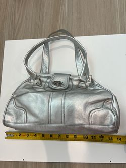 Vintage Silver Shoulder Bag
