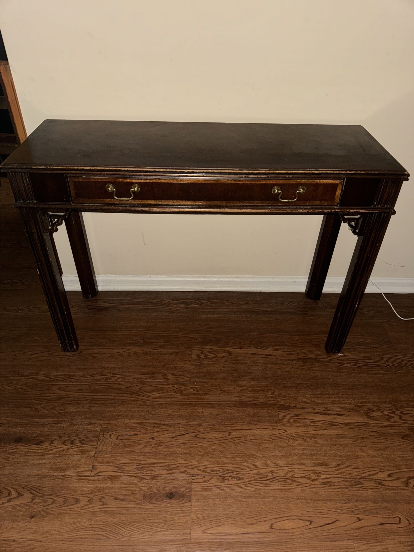 Antique Small Work Desk (Solid Wood)
