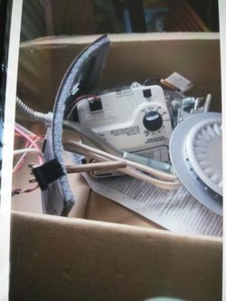 Gas Value a Gas Burner For Hot Water Tank