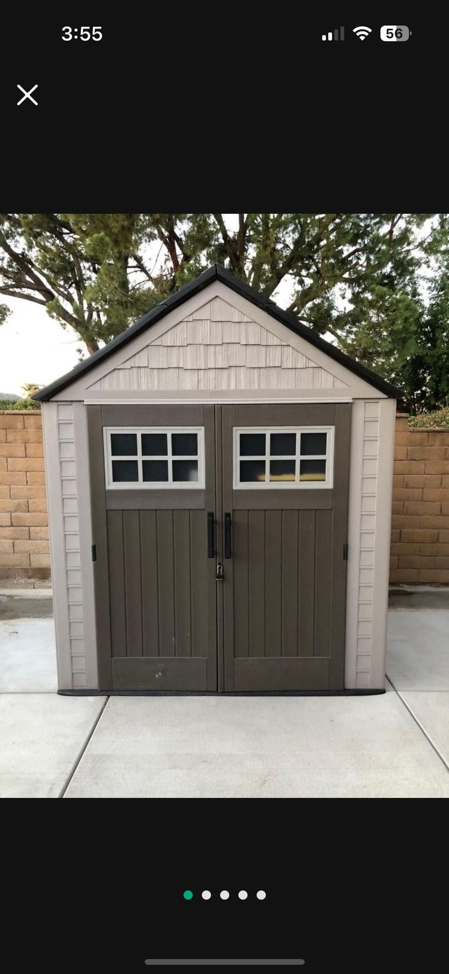 Rubbermaid Shed 7x7