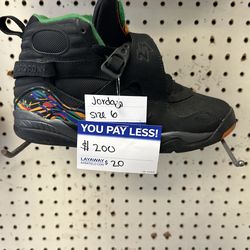 Jordan show size 6