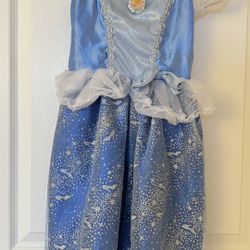 Disney Princess Cinderella Dress Costume Size 4-6x