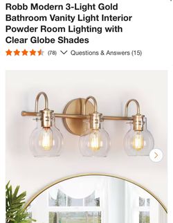 Robb Modern 3-Light Bathroom Vanity Light