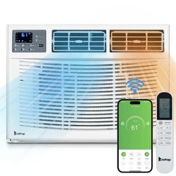 The Ktaxon 12000BTU 110V Window Air Conditioner is a top-of-the-line cooling appliance for your home. With its sleek white design and advanced feature