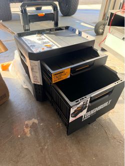 Toughbuilt rolling 2 drawer locking box